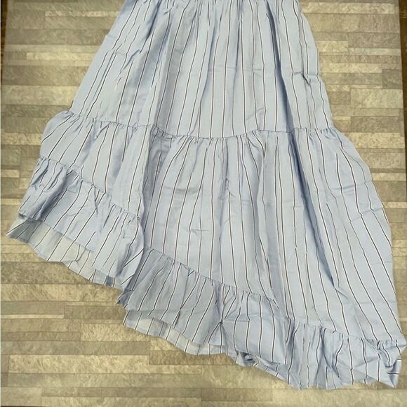 Frame Gemma Maxi Dress In Ciel Multi - Picture 3 of 4